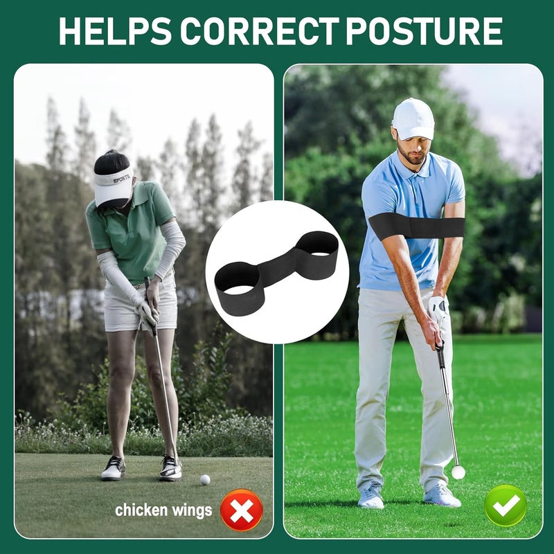 KALAUTO Golf Grip Swing Training Aid - Retractable Click Club Trainer Indoor Practice Warm Up Stick Flexible Telescopic Short Club Tempo Sound Release Trainer Devices - Image 3
